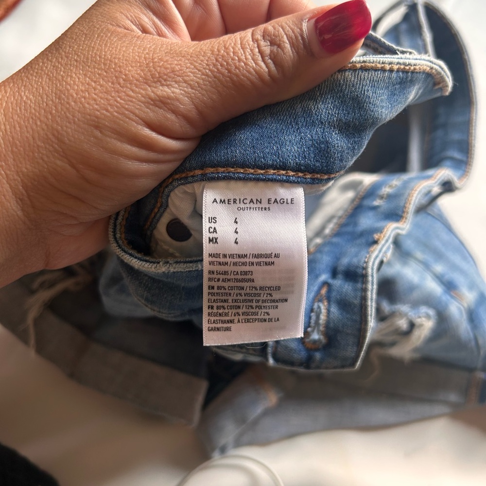 American Eagle Bundle! 2 Blue Denim Shorts - Picture 7 of 9
